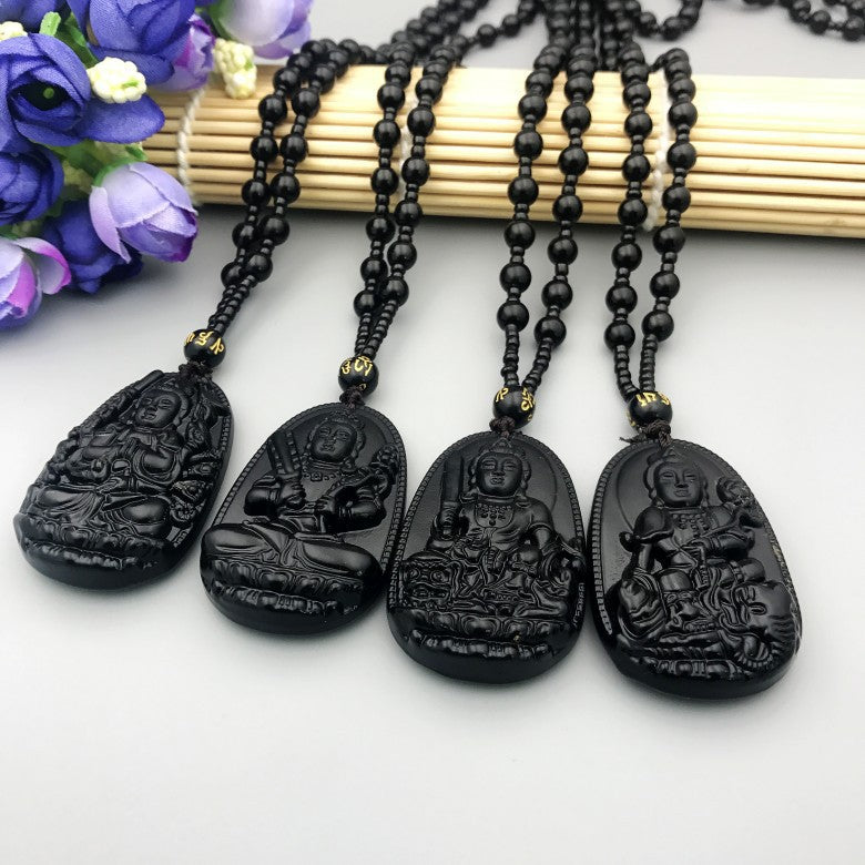 Women's & Men's Chinese Zodiac Eight Patron Saints Birth Buddha National Pendants