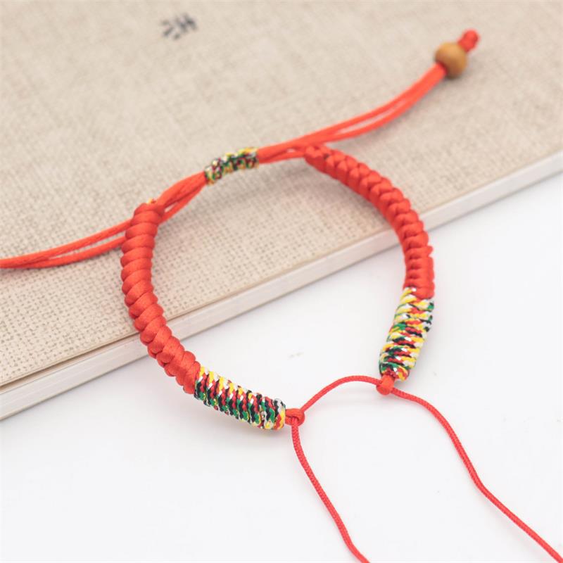 Children's Colorful Carrying Strap Hand-woven Red Rope Bracelets