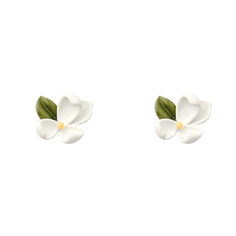 Women's Fresh Flower For Trendy Mori Style High Earrings