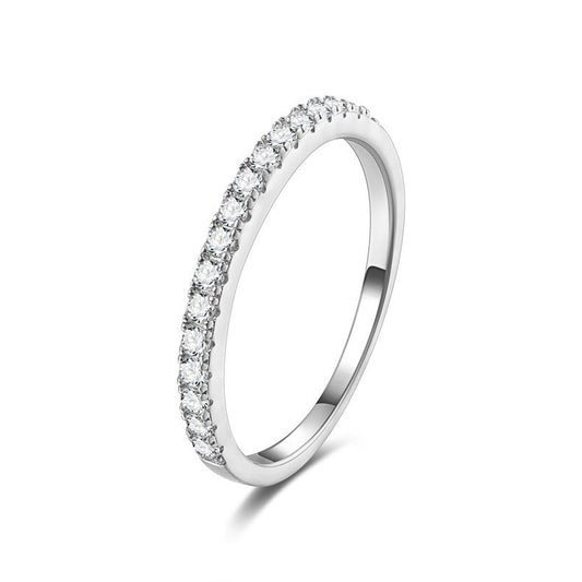 Moissanite Artificial Diamond Very Stackable Live Rings