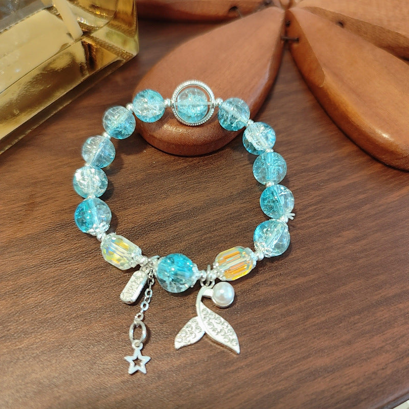 Moon Glazed Female Design Simple High Sense Versatile Bracelet