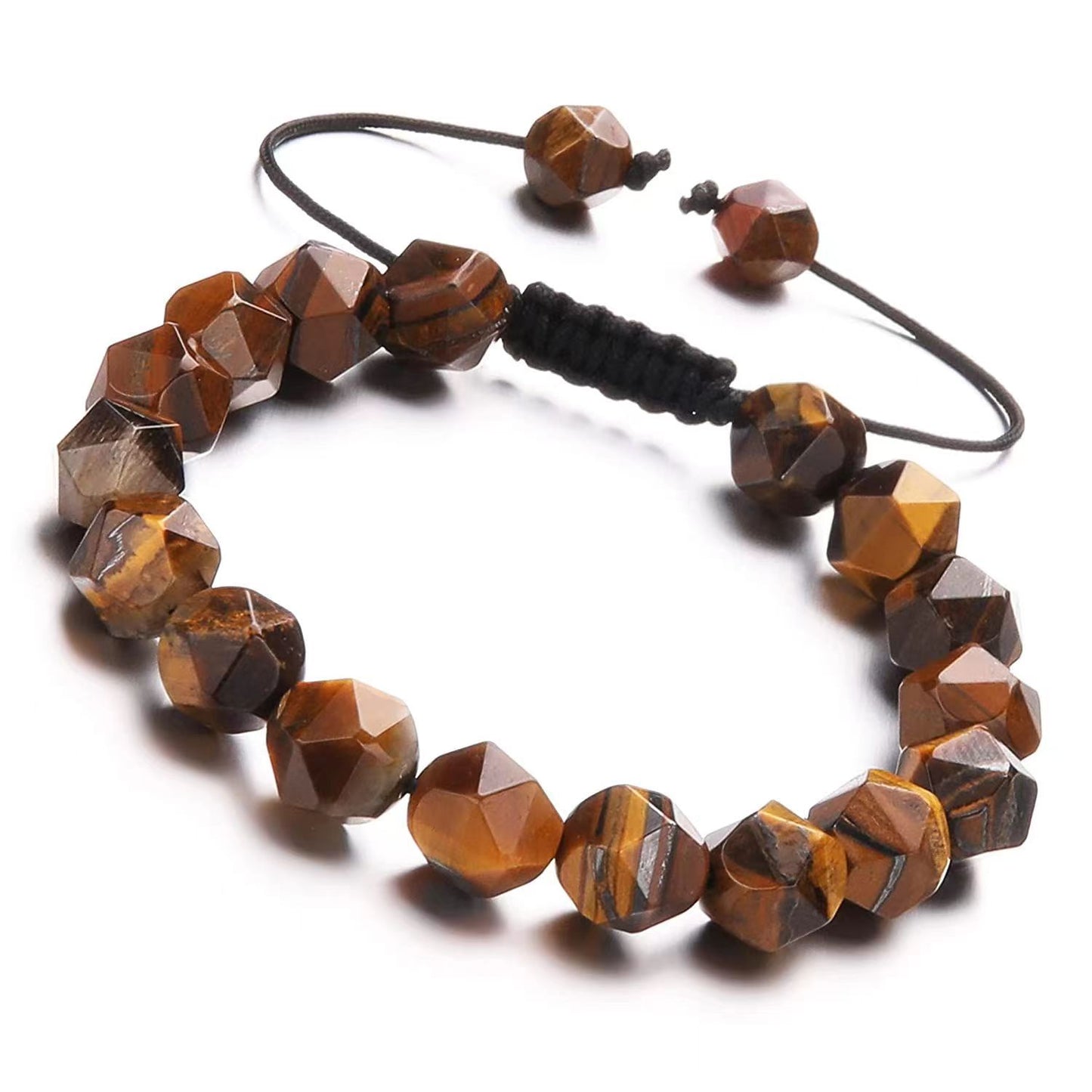 Beads Hand-woven Natural Stone Cut Angle Bracelets