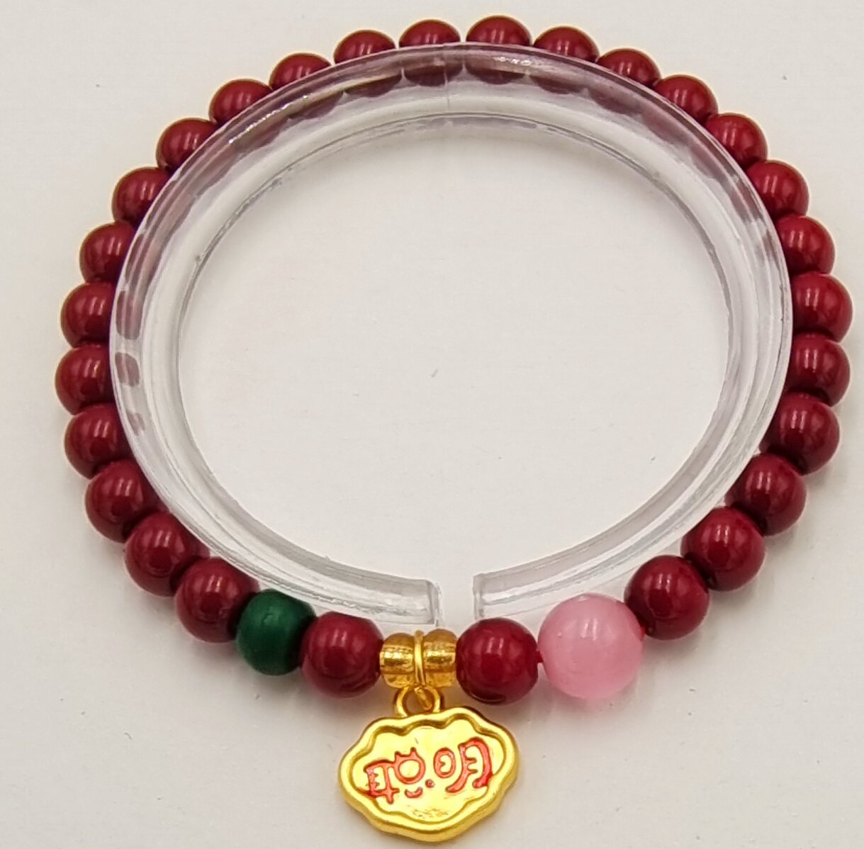 Women's & Men's Cinnabar Red Lucky Fortune For Life Safe Bracelets