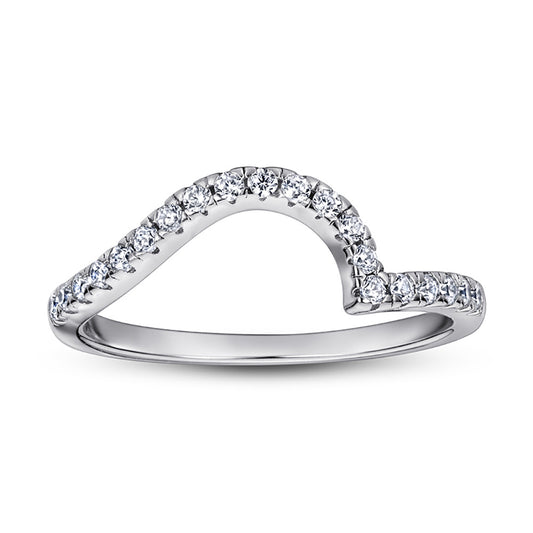 Sterling Sier Full Diamond Twist Arm Rings