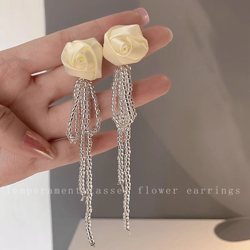 Women's Series Flower Vacation Style Niche High-grade Earrings