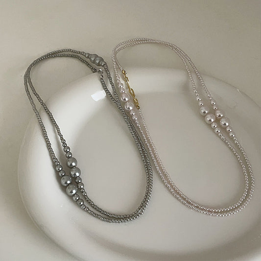 Female Niche High Sense French Style Elegant Necklaces