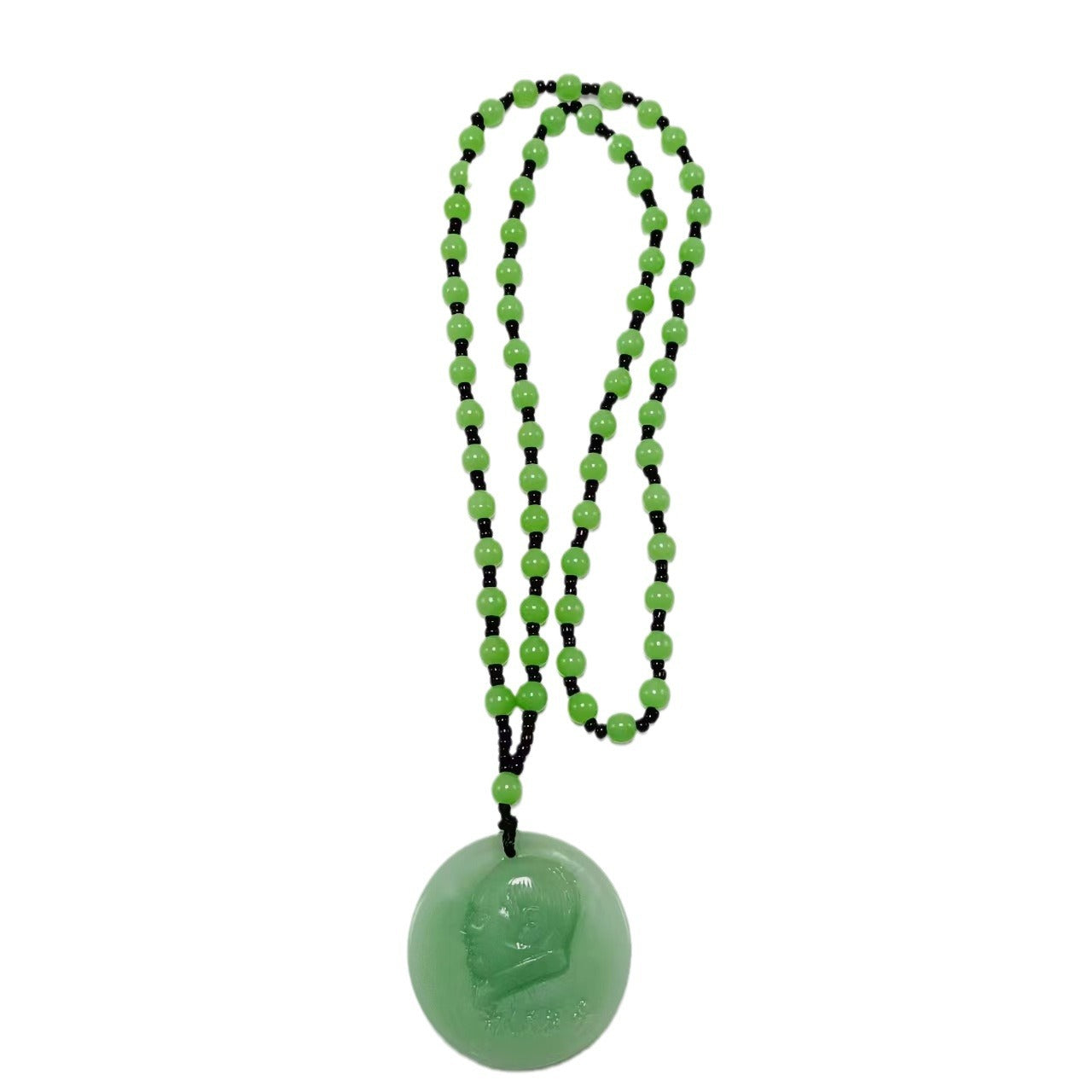 Green Chairman Mao For People Sweater Pendants
