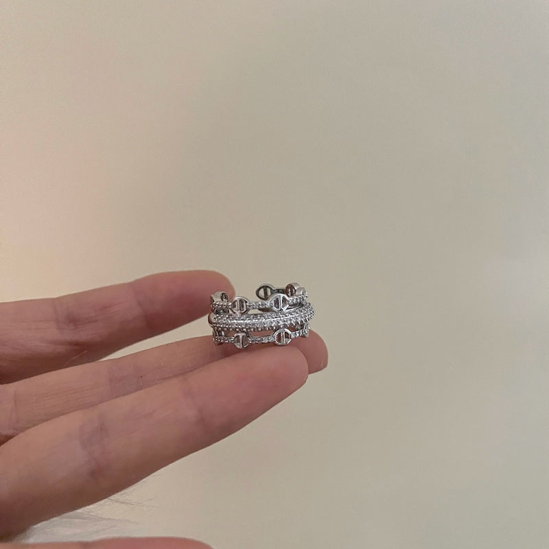 Women's Personalized Cold Style Index Finger Affordable Luxury High-grade Minority Rings
