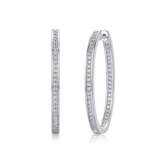 Women's Affordable Luxury Fashion Sier High-grade Temperament Earrings