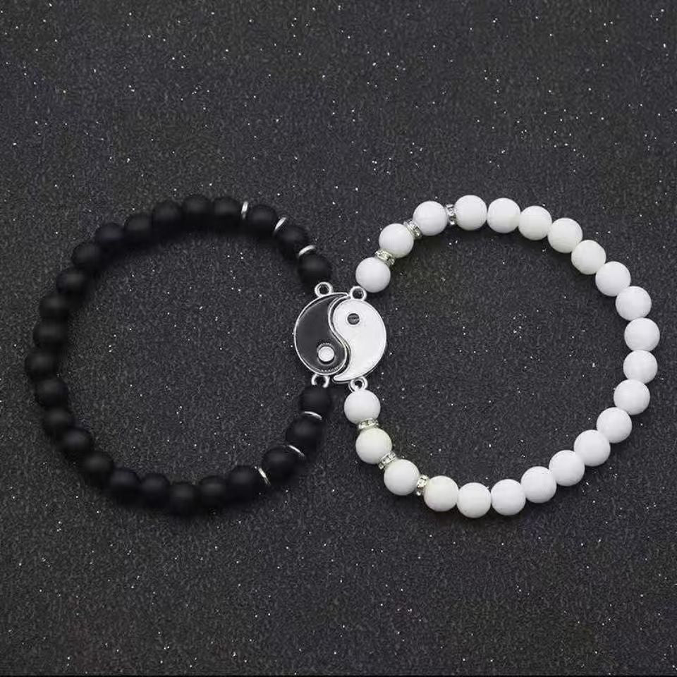 Tai Gossip Beaded Personality Simple Couple Bracelet
