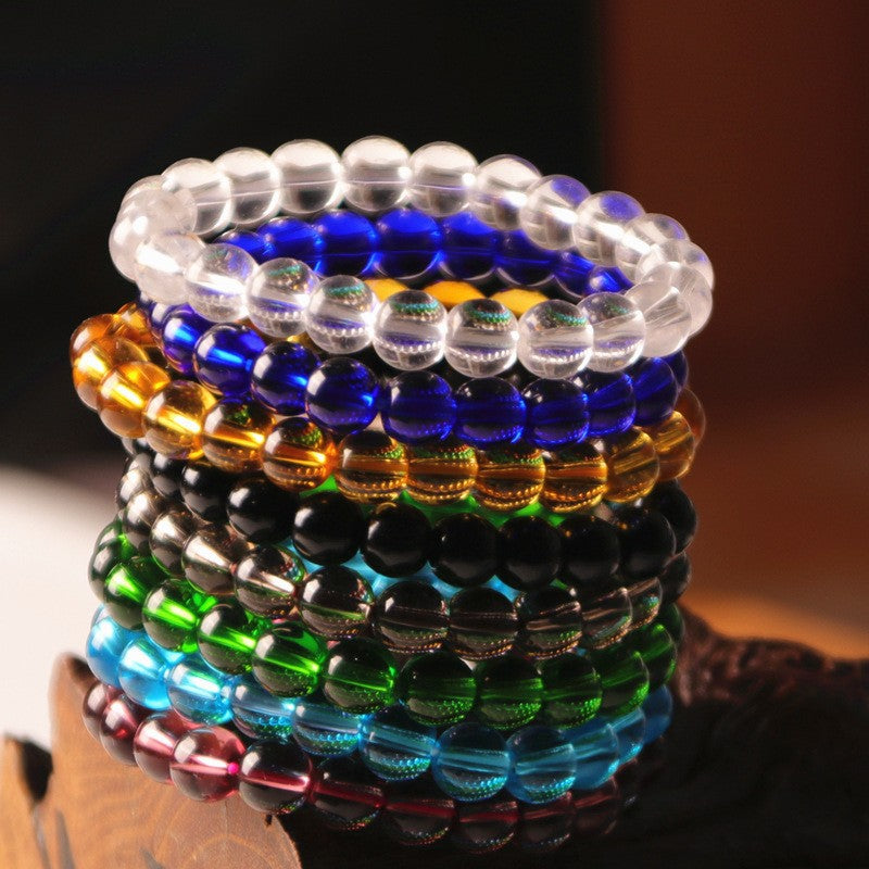 Crystal Small Fresh Simple Glass Beads Bracelets