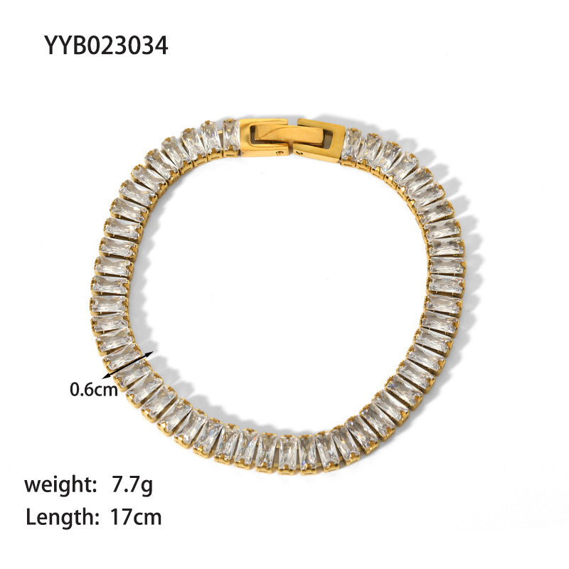 Women's Zircon Stainless Steel Special Interest Light Luxury Fashion Necklaces