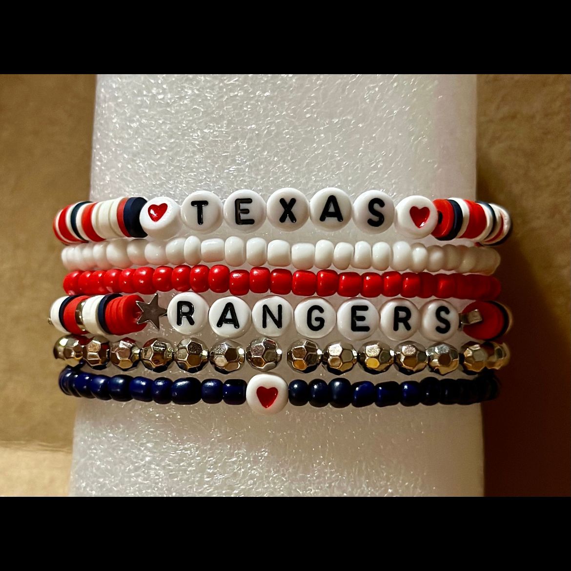 Personality Team Professional Baseball League Letter Bracelets