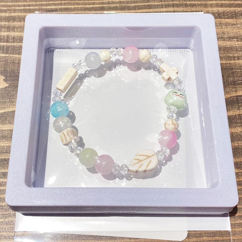 Children's Ceramic Niche High-grade Beaded Cute Small Bracelets