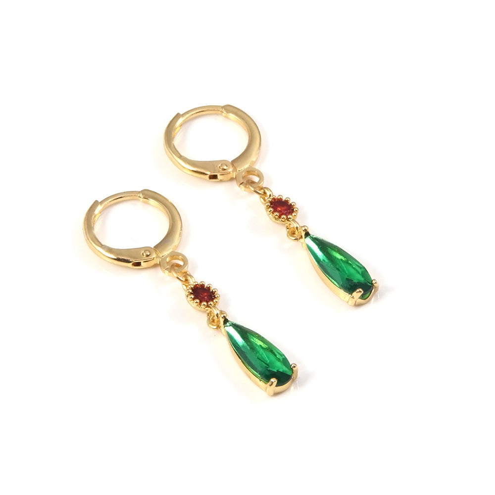 Emerald Hal Hall Zircon Copper Surrounding Without Rings