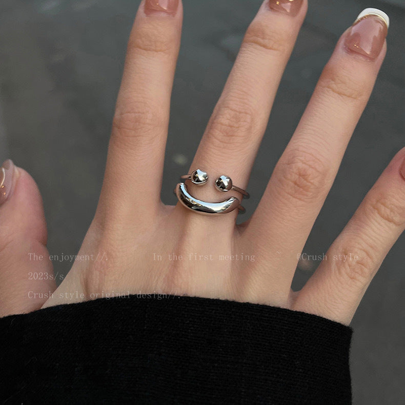 Metal Female Niche Design Advanced Index Finger Fashion Personalized Cold Rings