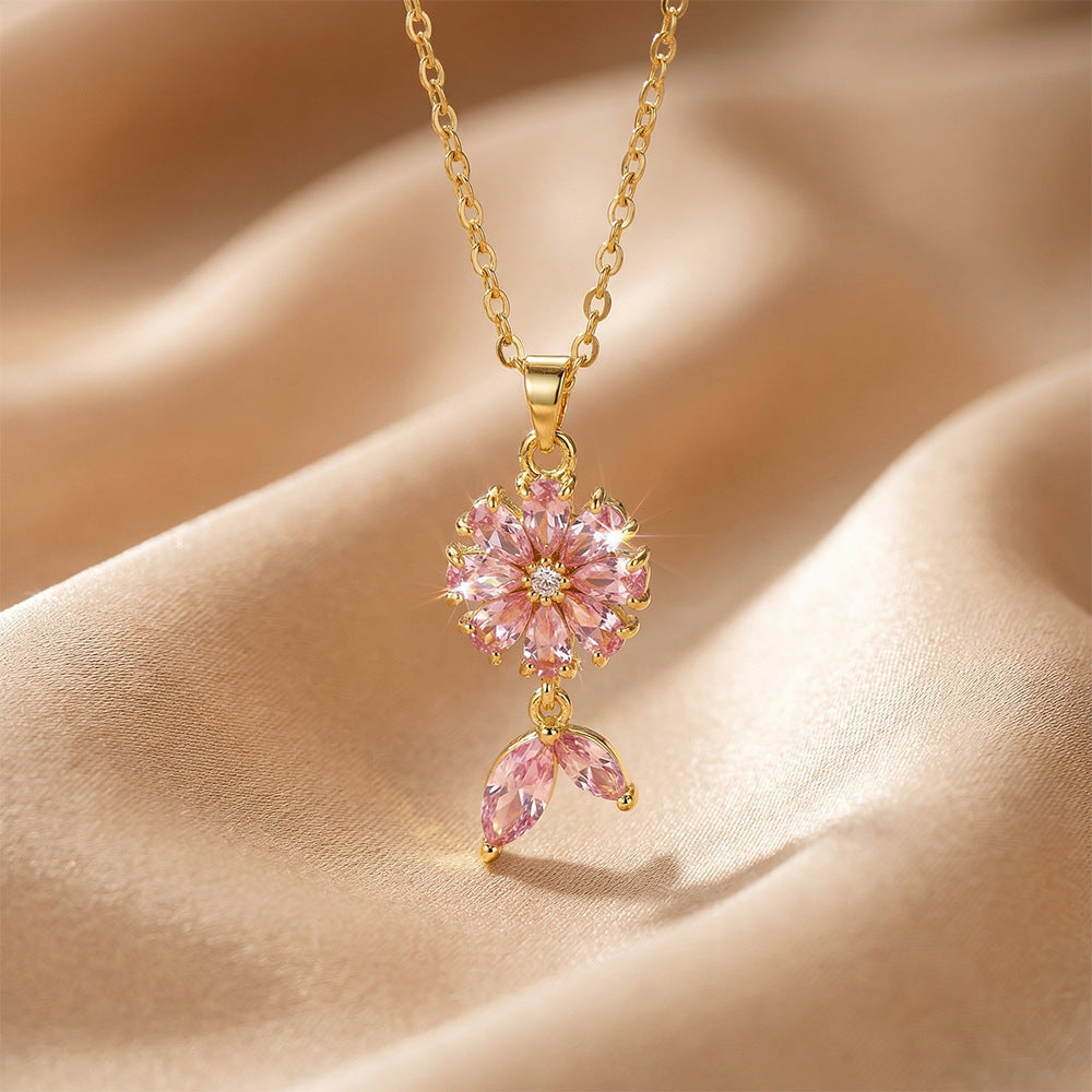 Women's Minority Graceful Gold No Fading Clavicle Necklaces
