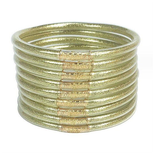 Women's Powder Combination Of Three Shiny Candy Color Bracelet