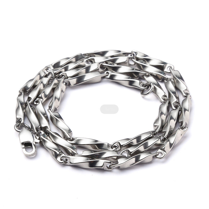 Men's Cold Style Couple Simple Accessories Titanium Bracelets