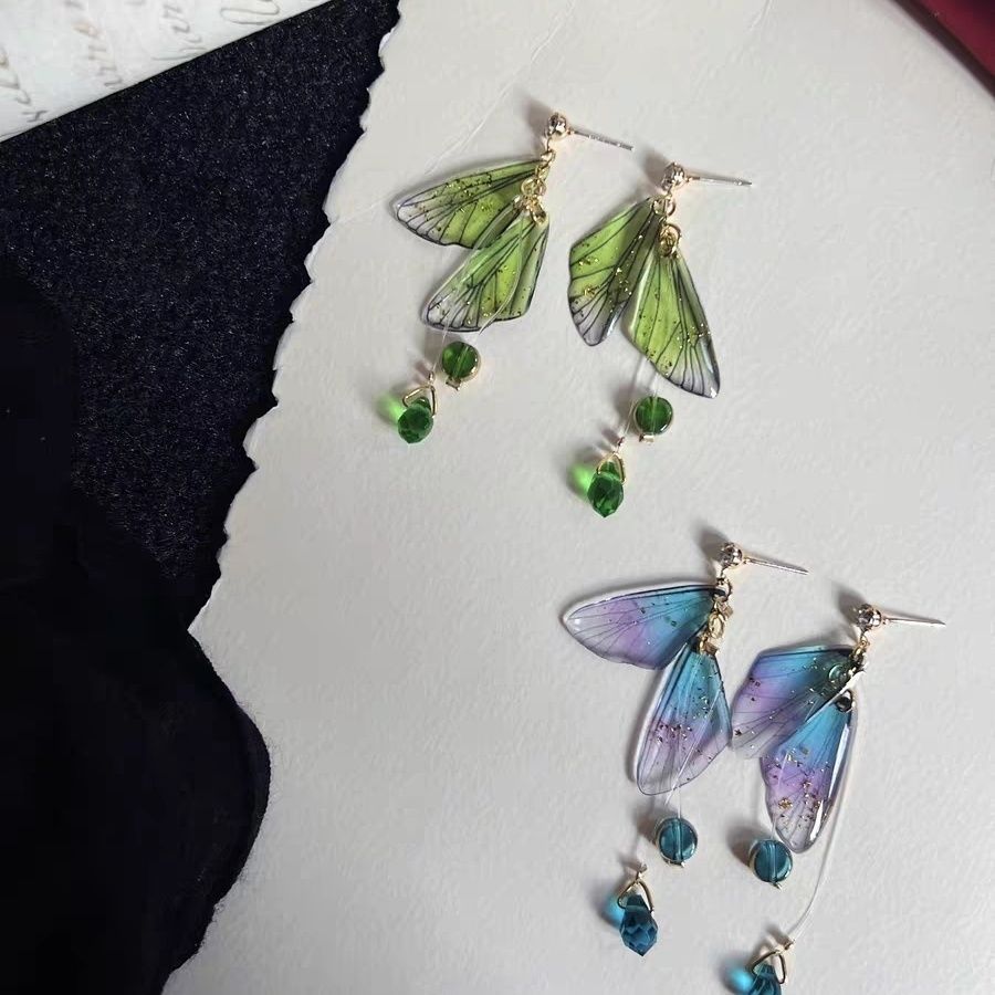 Wing Smart Butterfly Crystal Super Mori Earrings