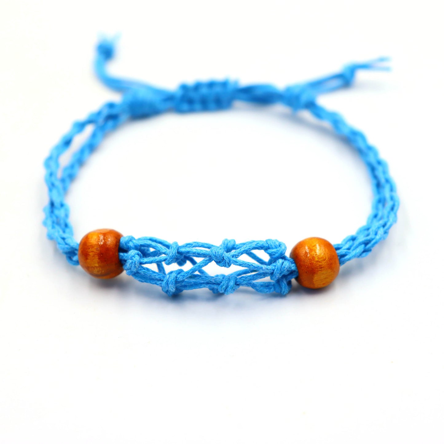 Stone Net Bag Woven Wrist Adjustable Telescopic Bracelets