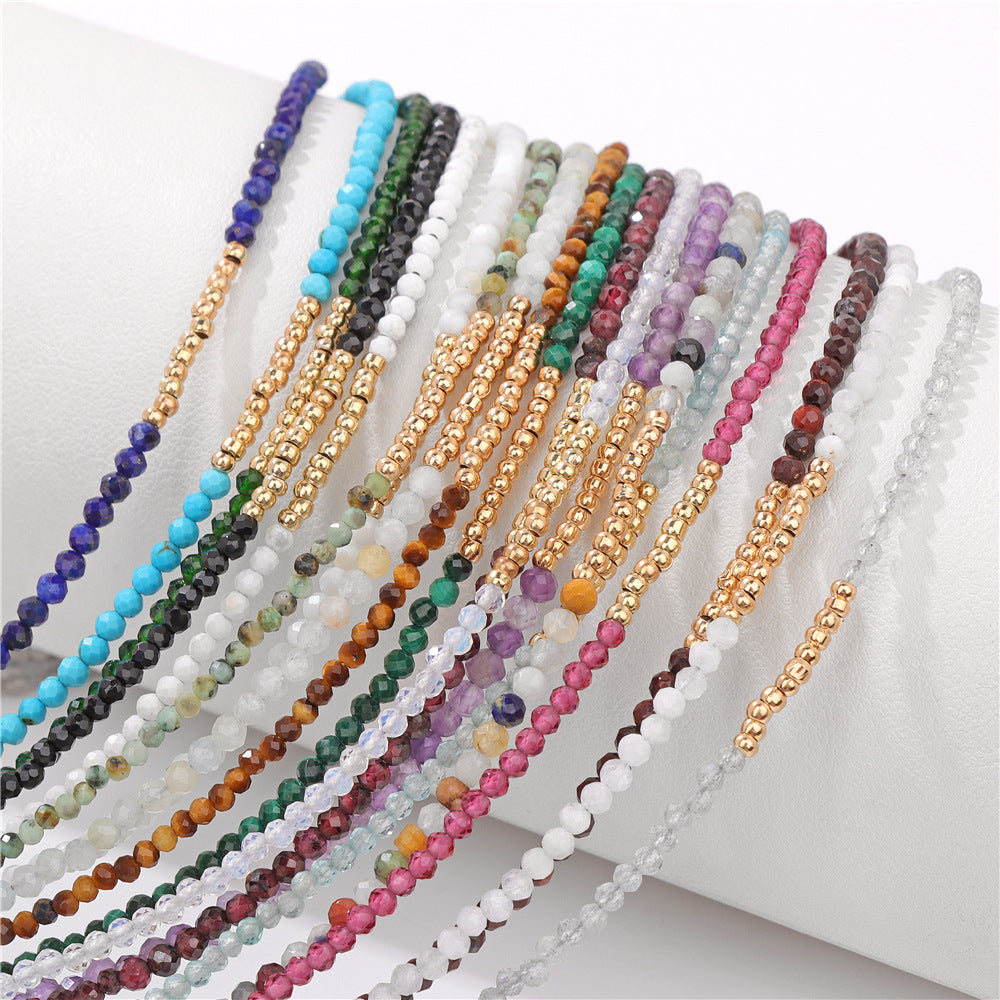 Stone Beading Clavicle Chain Female Niche Necklaces