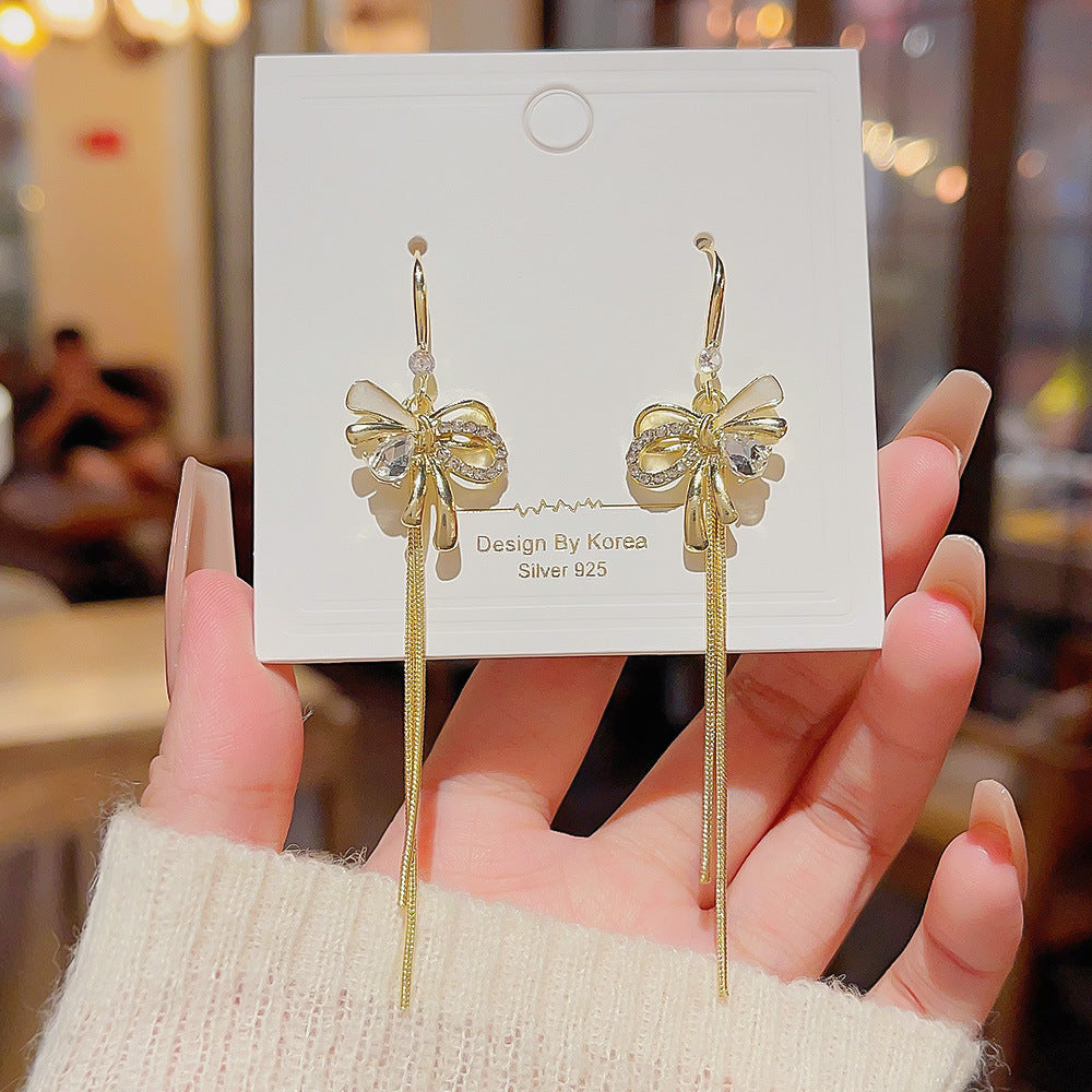 Women's Fashion Tassel Temperamental Minority All Match Earrings