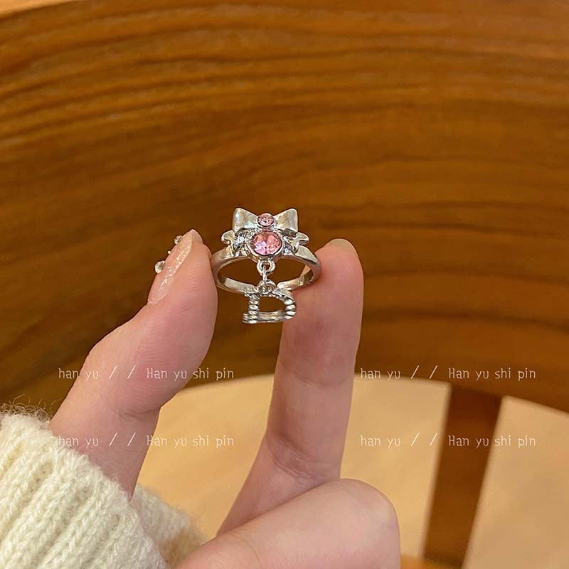 Vintage Court Style Flowers Opal Female Niche Rings