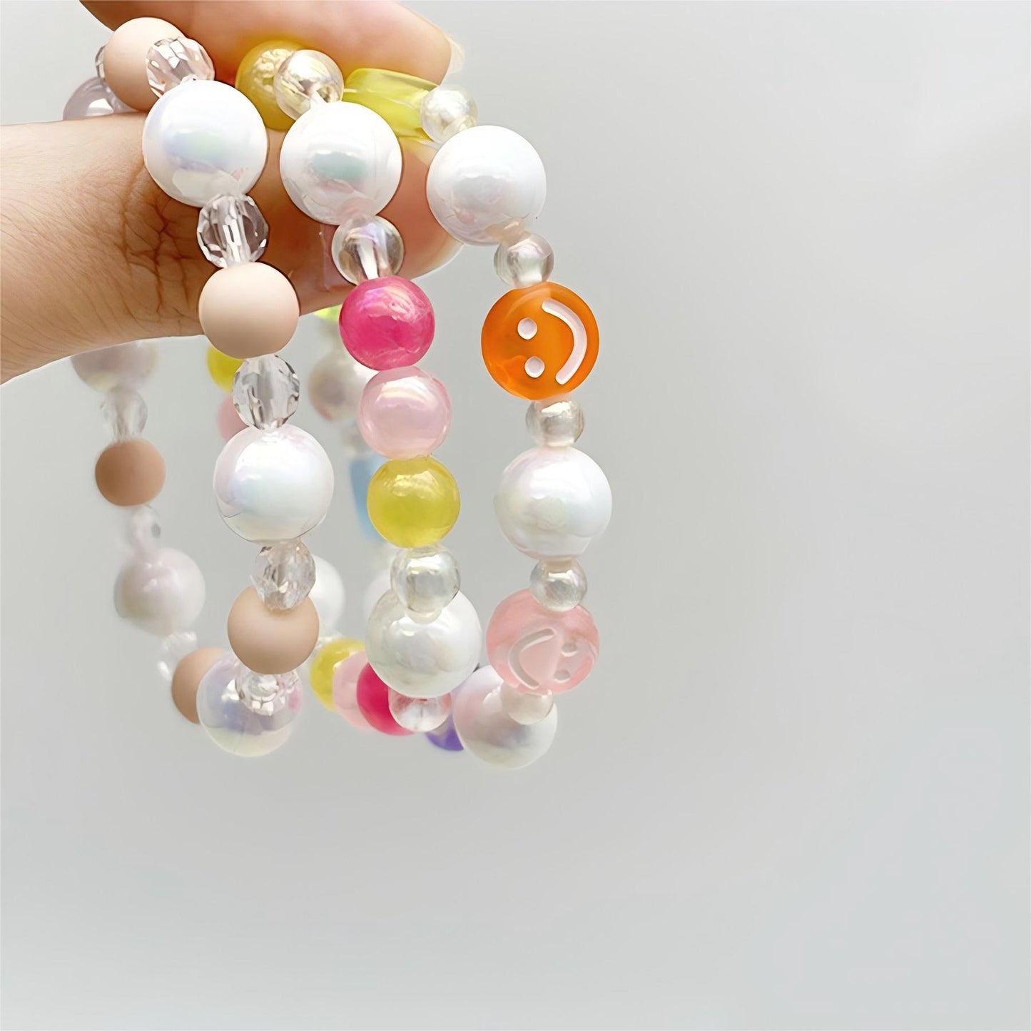 Children's Female Natural Pearl Candy Dopamine Girlfriends Bracelets