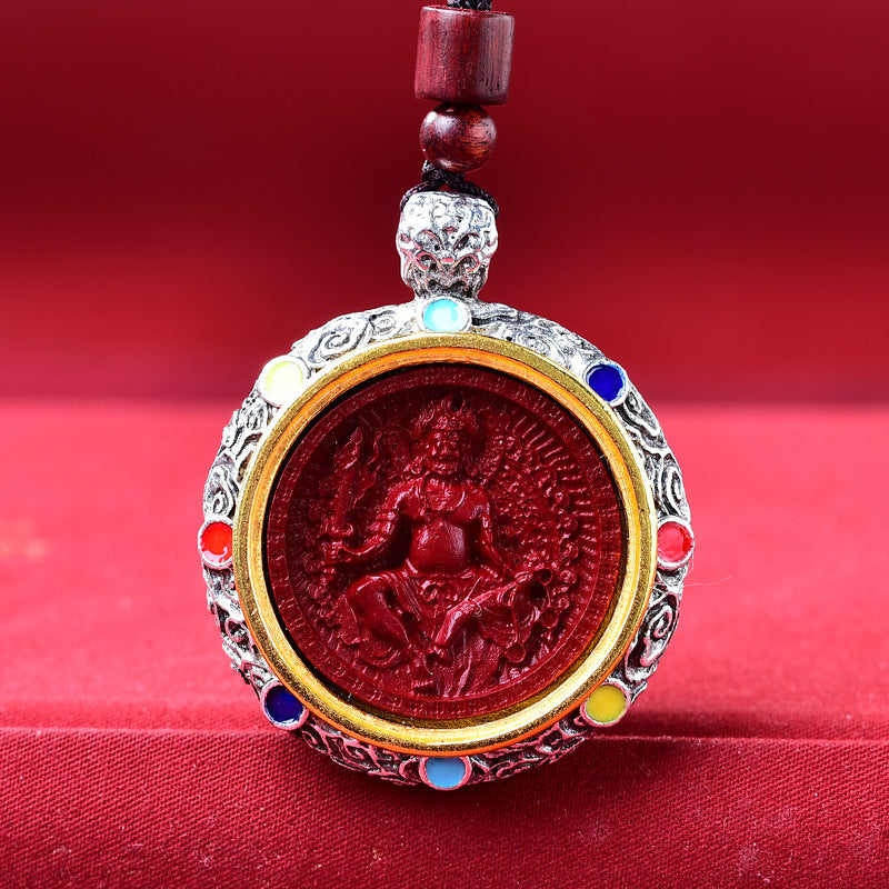 Buddha Statue Cinnabar Niche For Of The Zodiac Guardian Pendants
