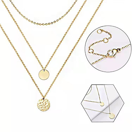 Women's Durable Ornament Alloy Round Fashion Necklaces