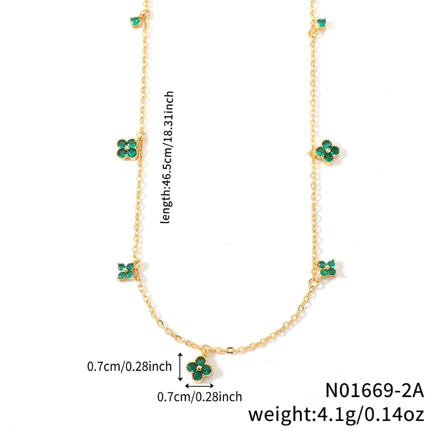 Flower-shaped Clavicle Chain Fashion Inlaid Zirconium Design Birthday Pendant