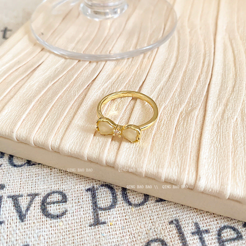 Niche Design Female Temperament Wild Personality Rings