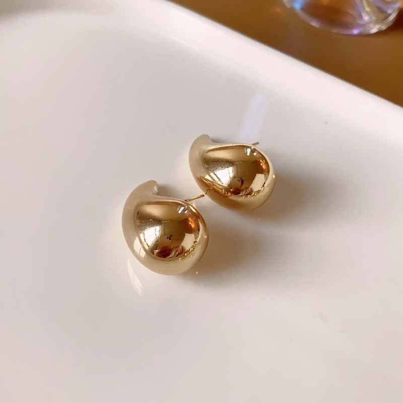 Women's Needle Metallic Geometric Ear Light Luxury High-grade Earrings