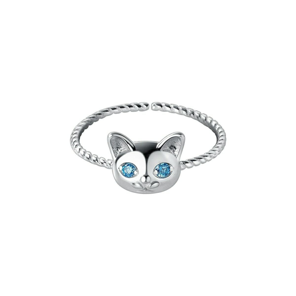 Korean Fashion Graceful Cute Sweet Cat Female Artistic Rings