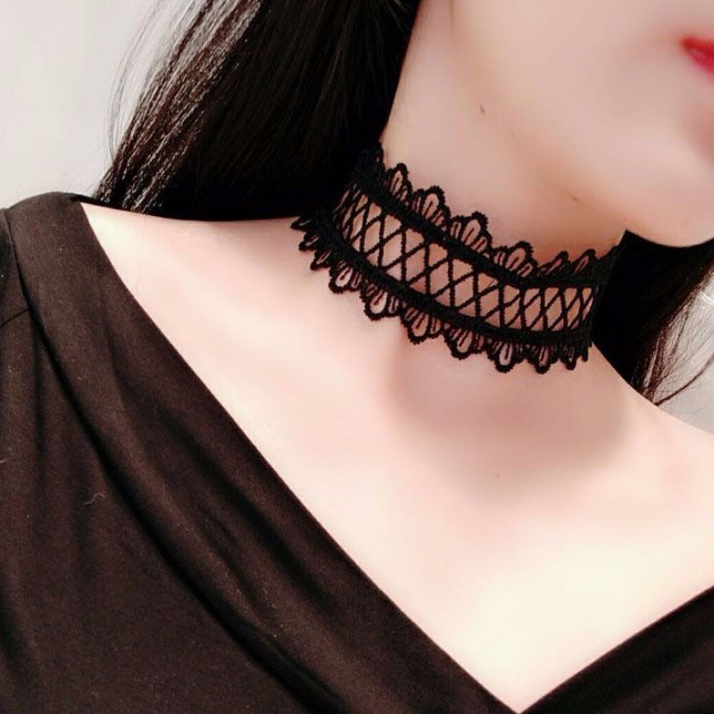 Women's Lace For Simple Short Popular Neck Accessories Necklaces