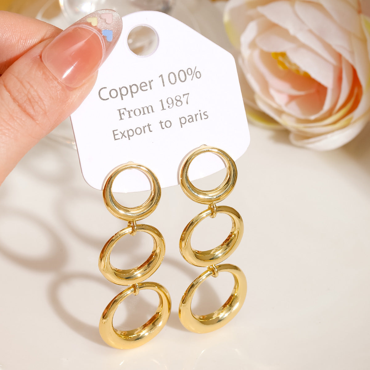 Commuter Simple Personalized Party Niche Design Earrings