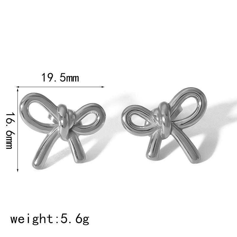 Women's Titanium Steel Light Luxury High Sense Earrings