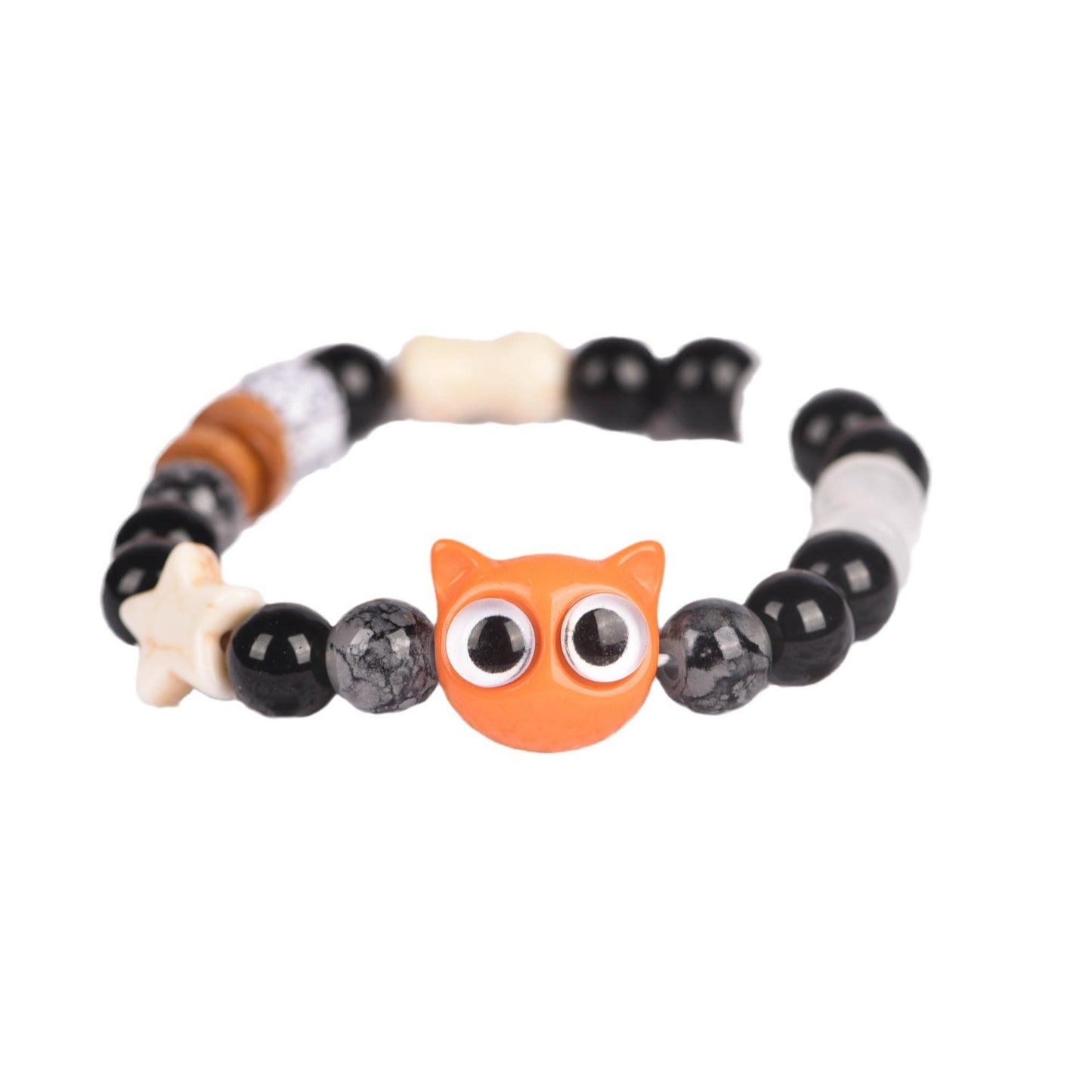 Cat Beaded Cute Elastic String Ceramic Bracelets