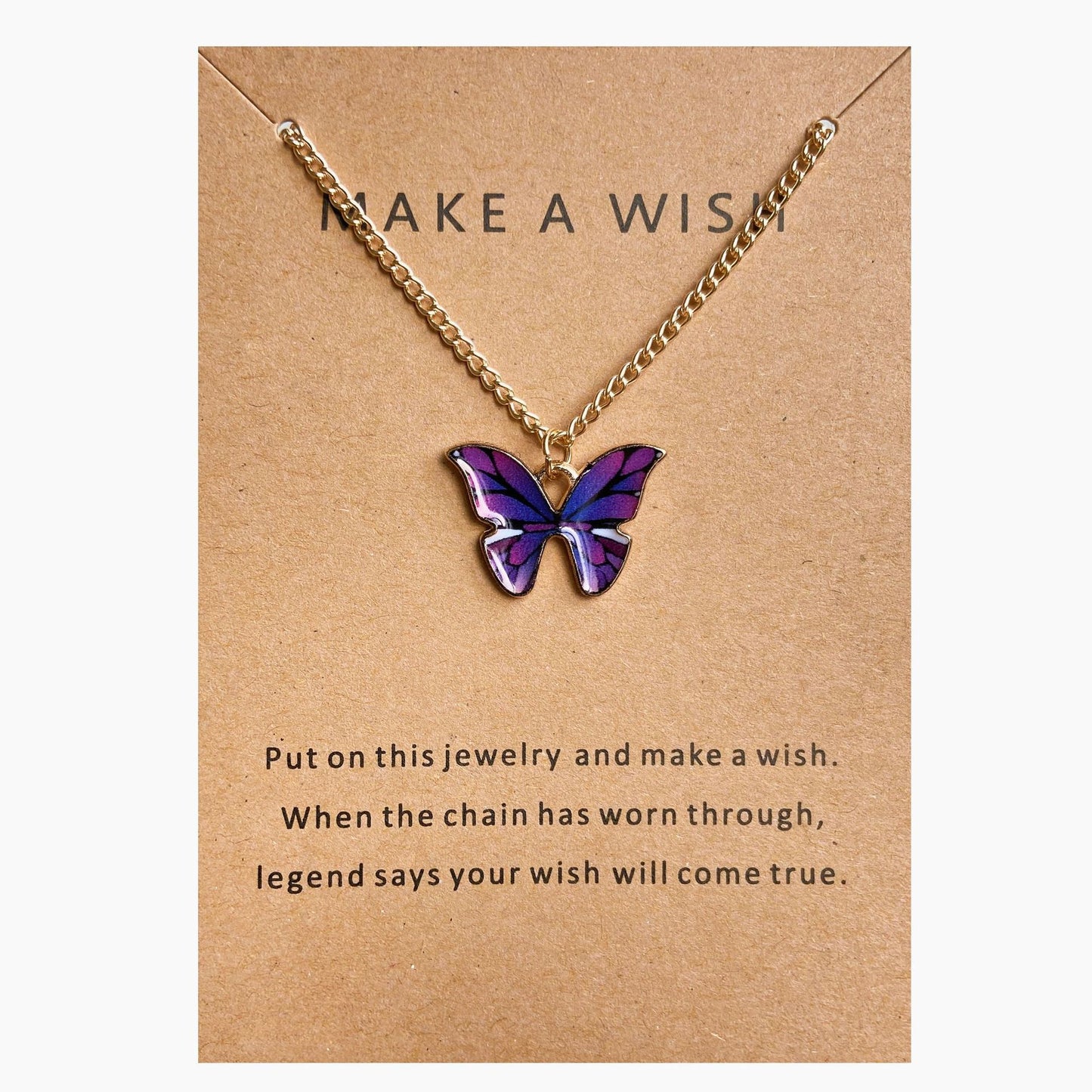 Bohemian Alloy Butterfly Design Clavicle Chain Necklaces