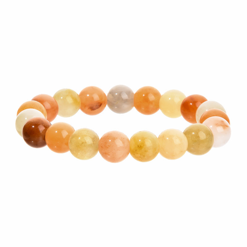 Indian Agate Mahogany Texture Beaded Color Bracelets