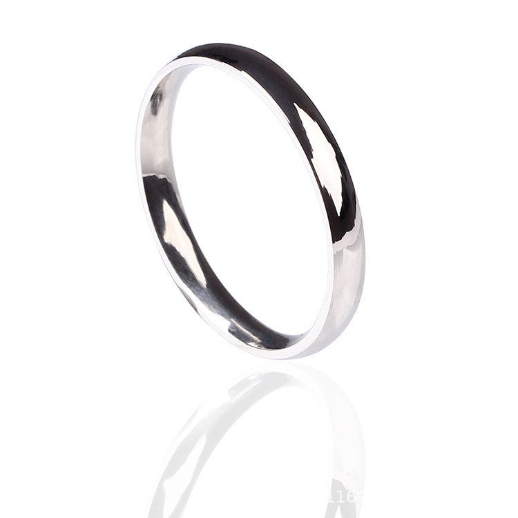 Steel Simple Glossy Stainless Inner Outer Rings