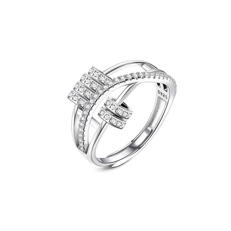 Anxiety Temperament Smart Female Light Luxury Rings