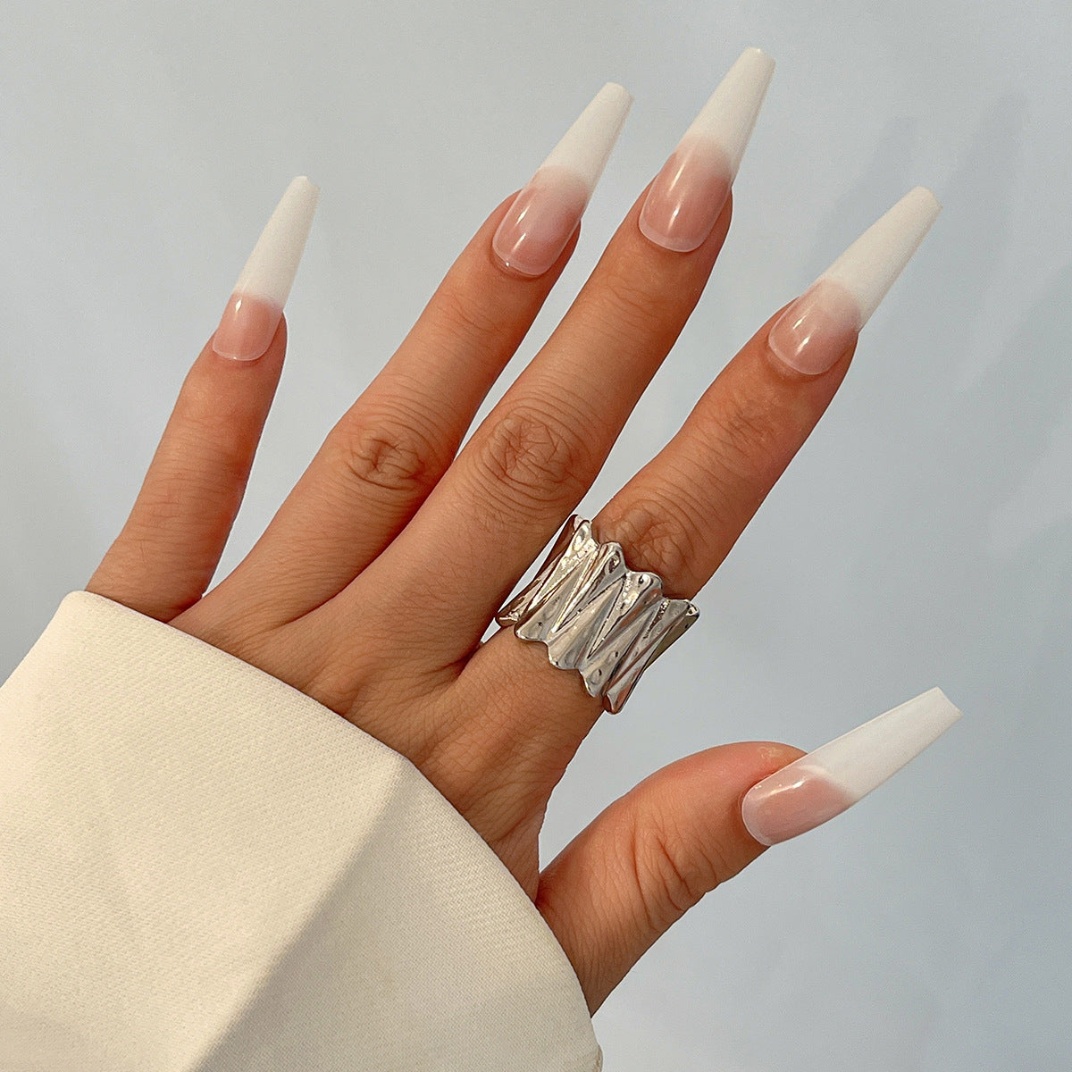 Hip Hop Style Super Large Irregular Rings