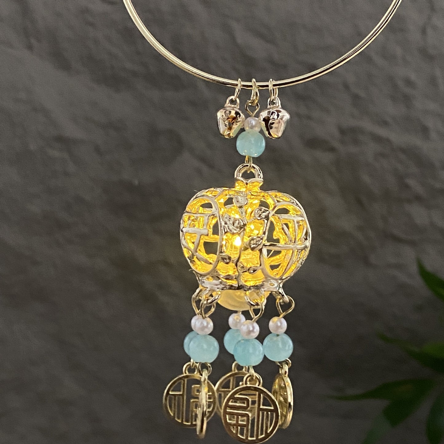 Lantern Luminous Palace Style With Light Antique Daily Han Bracelet