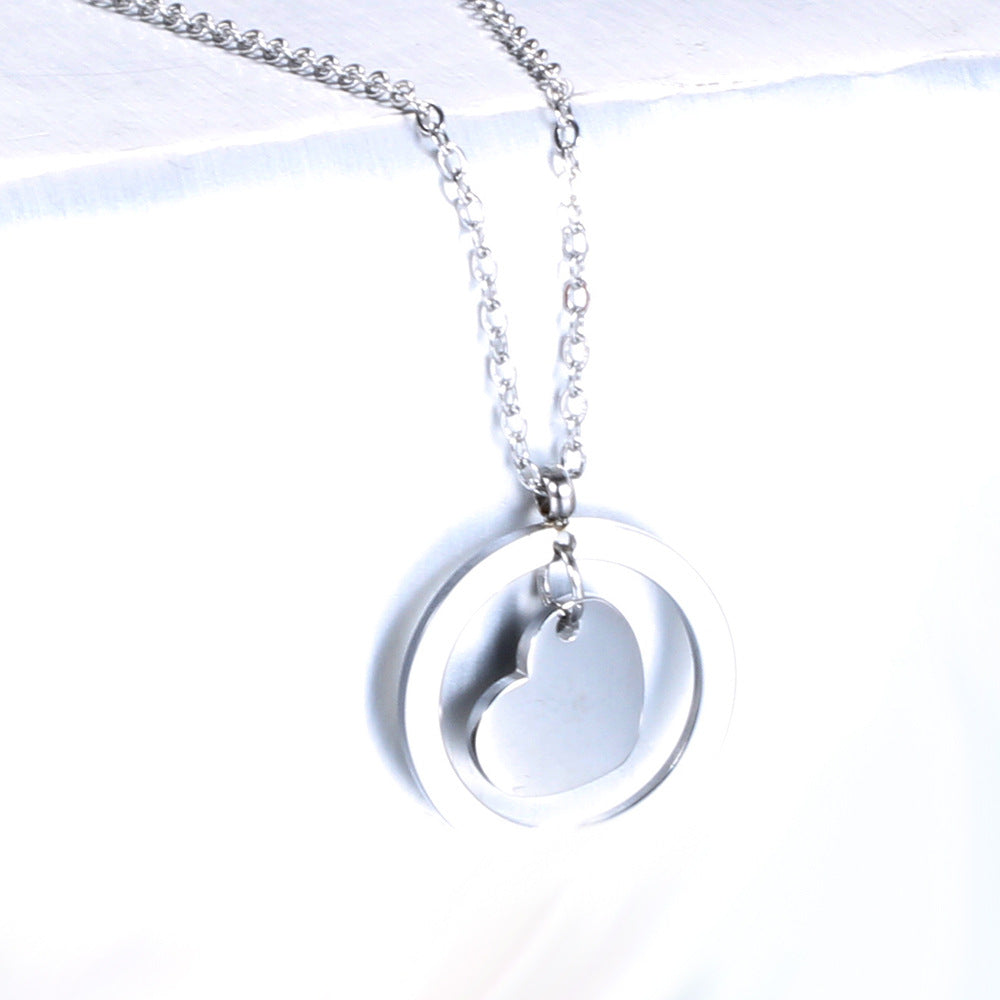 Simple Stylish Personality Glossy Round Hollow Necklaces