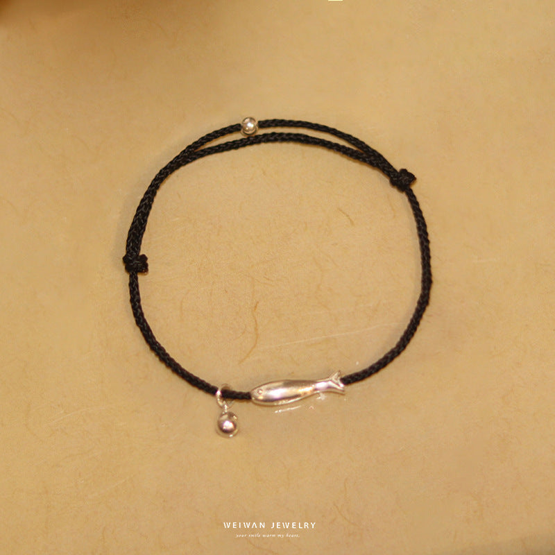 Women's Fashion Chinese Good Luck Koi Red Rope Bracelets