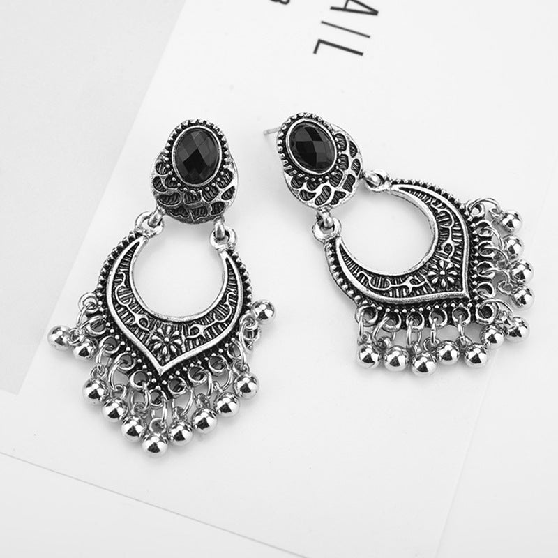 Alloy Fashion Travel Bohemian Ornament Tassel Earrings