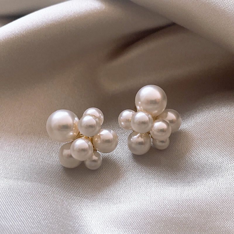 Pearl For Light Luxury Temperament High-grade Earrings