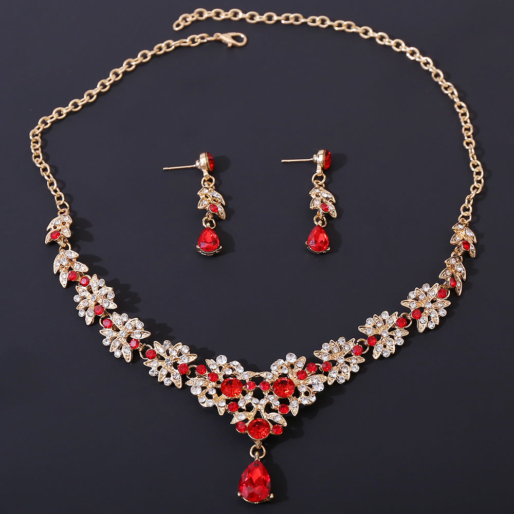 Bridal Suit Two-piece Set Wedding Jewelry Necklaces